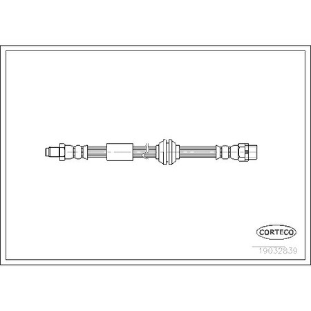Corteco Brake Hose, 19032839 19032839